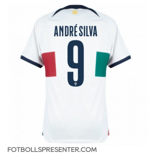 Portugal Andre Silva #9 Borta Matchtröja VM 2022 Kortärmad Portugal Andre Silva #9 Borta Matchtröja VM 2022 Kortärmad